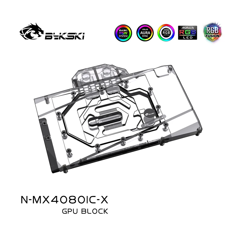Bykski GPU Block for MAXSUN RT - Rtx 4080 Water Cooling Block review and price