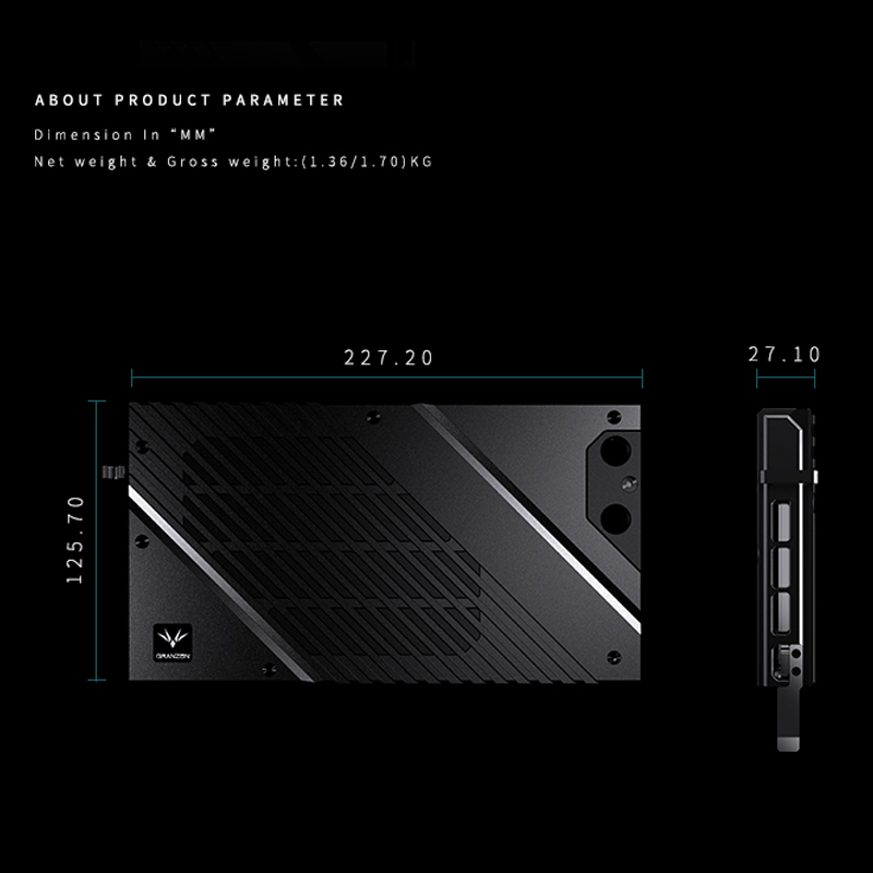 Granzon GBN-RTX4080FE GPU Bloc - Rtx 4080 Water Cooling Block review and price